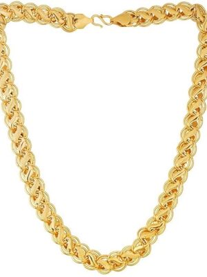 DM Jewellers Men's Chain | 24K Real Gold Plated