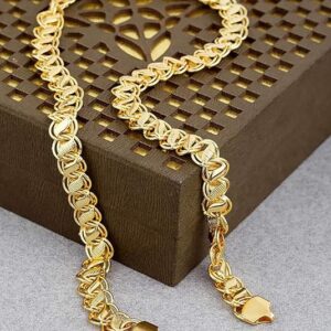 DM Jewellers Men's Chain | 24K Real Gold Plated