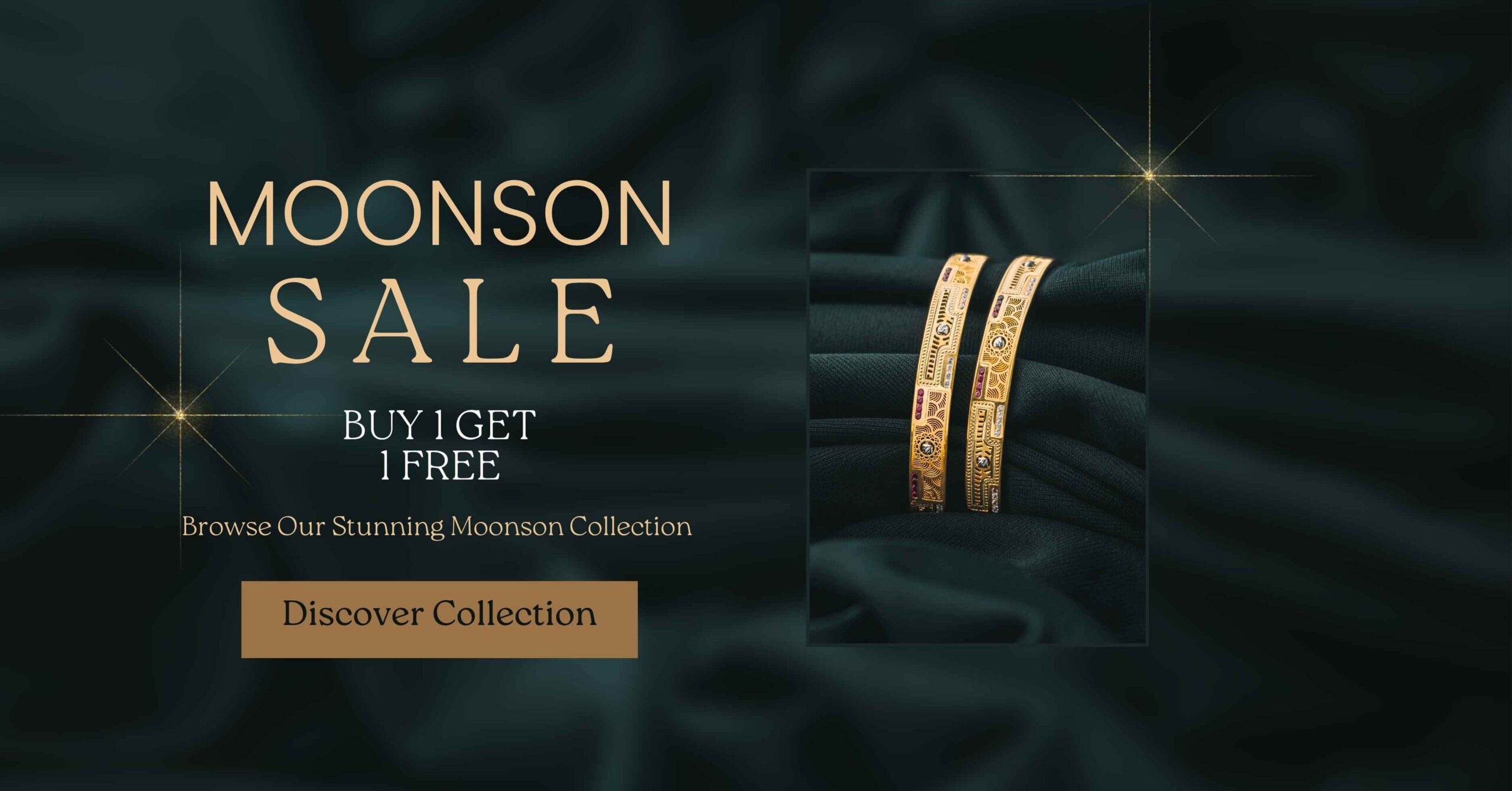 24ct Real Gold Plated Bangales | DM Jewellers
