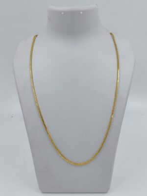 DM Jewellers Men's Chain | 24K Real Gold Plated