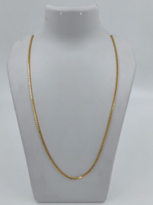 DM Jewellers Men's Chain | 24K Real Gold Plated