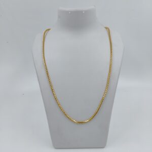 DM Jewellers Men's Chain | 24K Real Gold Plated
