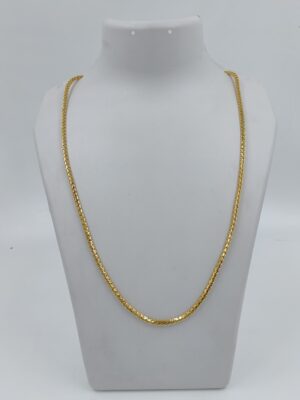 DM Jewellers Men's Chain | 24K Real Gold Plated
