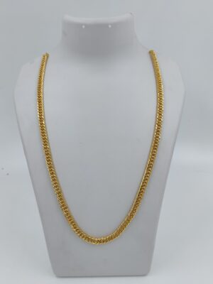 DM Jewellers Men's Chain | 24K Real Gold Plate