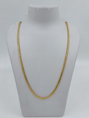 DM Jewellers Men's Chain | 24K Real Gold Plate