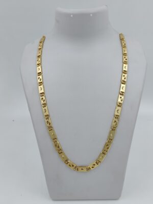 DM Jewellers Men's Chain | 24K Real Gold Plated