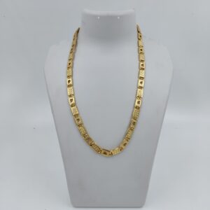 DM Jewellers Men's Chain | 24K Real Gold Plated | Waterproof, Anti-Tarnish | Stylish Heavy