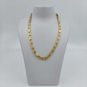DM Jewellers Men's Chain | 24K Real Gold Plated