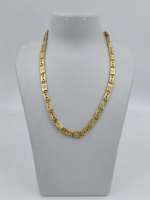 DM Jewellers Men's Chain | 24K Real Gold Plated