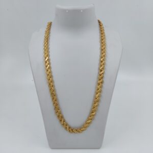 DM Jewellers Men's Chain | 24K Real Gold Plated | Waterproof, Anti-Tarnish | Stylish Heavy