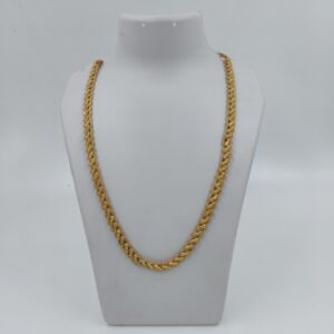 DM Jewellers Men's Chain | 24K Real Gold Plated | Waterproof, Anti-Tarnish | Stylish Heavy