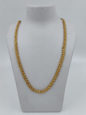 DM Jewellers Men's Chain | 24K Real Gold Plated | Waterproof, Anti-Tarnish | Stylish Heavy