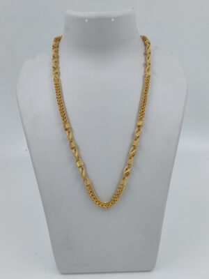 DM Jewellers Men's Chain | 24K Real Gold Plated | Waterproof, Anti-Tarnish | Stylish Heavy