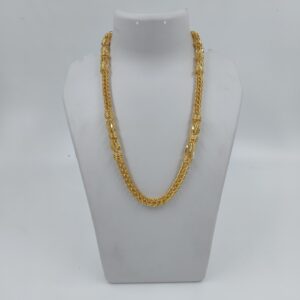 DM Jewellers Men's Chain | 24K Real Gold Plated | Waterproof, Anti-Tarnish | Stylish Heavy