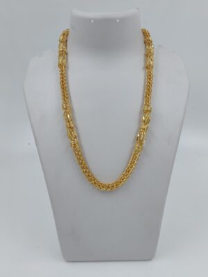 DM Jewellers Men's Chain | 24K Real Gold Plated | Waterproof, Anti-Tarnish | Stylish Heavy