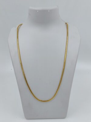 DM Jewellers Men's Chain | 24K Real Gold Plated | Waterproof, Anti-Tarnish | Stylish Heavy Look Chain for Men