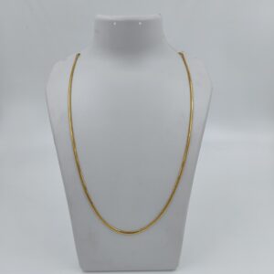 DM Jewellers Men's Chain | 24K Real Gold Plated | Waterproof, Anti-Tarnish | Stylish Heavy Look Chain for Men