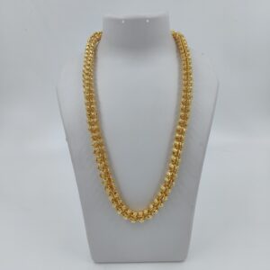 DM Jewellers Men's Chain | 24K Real Gold Plated | Waterproof, Anti-Tarnish | Stylish Heavy Look Chain for Men