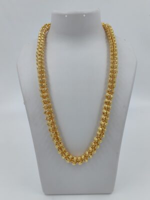 DM Jewellers Men's Chain | 24K Real Gold Plated | Waterproof, Anti-Tarnish | Stylish Heavy Look Chain for Men