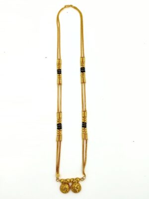 DM Jewellers Women’s Mangalsutra | 24K Real Gold Plated | Daily Wear | Waterproof & Anti-Tarnish | Traditional & Stylish