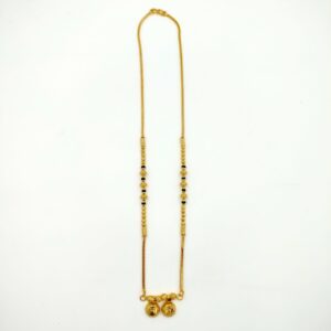 DM Jewellers Women’s Mangalsutra | 24K Real Gold Plated | Daily Wear | Waterproof & Anti-Tarnish | Traditional & Stylish