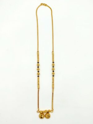 DM Jewellers Women’s Mangalsutra | 24K Real Gold Plated | Daily Wear | Waterproof & Anti-Tarnish | Traditional & Stylish