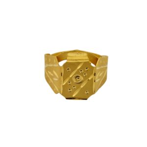 DM Jewellers Men's Ring | 24K Real Gold Plated | Stylish, Waterproof & Anti-Tarnish | Daily Wear Ring for Men