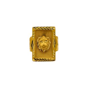 DM Jewellers Men's Ring | 24K Real Gold Plated | Stylish, Waterproof & Anti-Tarnish | Daily Wear Ring for Men