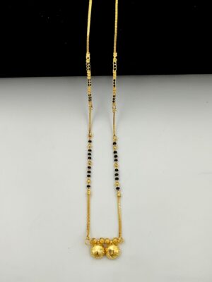DM Jewellers Women’s Mangalsutra | 24K Real Gold Plated | Daily Wear | Waterproof & Anti-Tarnish | Traditional & Stylish