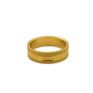 DM Jewellers Band Ring | 24K Real Gold Plated | Stylish, Waterproof & Anti-Tarnish | Daily Wear Ring