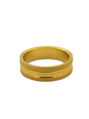DM Jewellers Band Ring | 24K Real Gold Plated | Stylish, Waterproof & Anti-Tarnish | Daily Wear Ring