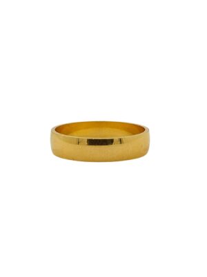 DM Jewellers Band Ring | 24K Real Gold Plated | Stylish, Waterproof & Anti-Tarnish | Daily Wear Ring