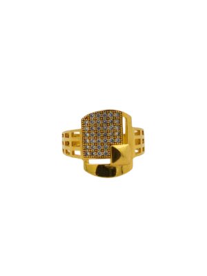 DM Jewellers Band Ring | 24K Real Gold Plated | Stylish, Waterproof & Anti-Tarnish | Daily Wear Ring
