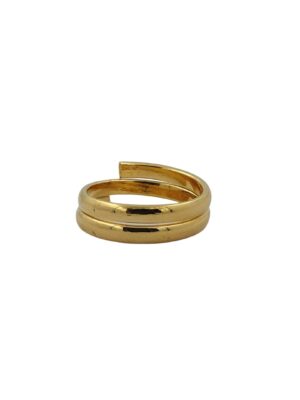 DM Jewellers Men's Ring | 24K Real Gold Plated | Stylish, Waterproof & Anti-Tarnish | Daily Wear Ring for Men
