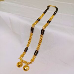 DM Jewellers Women’s Mangalsutra | 24K Real Gold Plated | Daily Wear | Waterproof & Anti-Tarnish | Traditional & Stylish