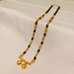 DM Jewellers Women’s Mangalsutra | 24K Real Gold Plated | Daily Wear | Waterproof & Anti-Tarnish | Traditional & Stylish
