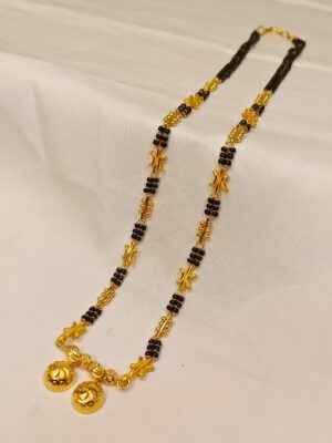 DM Jewellers Women’s Mangalsutra | 24K Real Gold Plated | Daily Wear | Waterproof & Anti-Tarnish | Traditional & Stylish