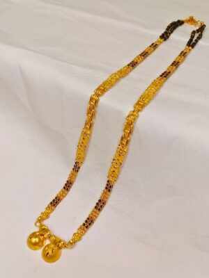 DM Jewellers Women’s Mangalsutra | 24K Real Gold Plated | Daily Wear | Waterproof & Anti-Tarnish | Traditional & Stylish