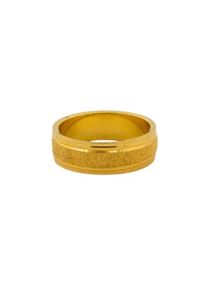 DM Jewellers Band Ring | 24K Real Gold Plated | Stylish, Waterproof & Anti-Tarnish | Daily Wear Ring
